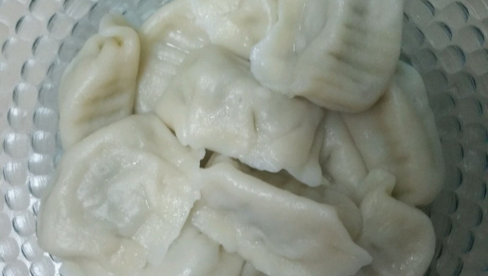 猪肉蒜台水饺