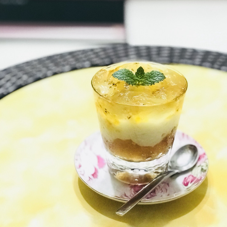 三色海石花果冻的做法