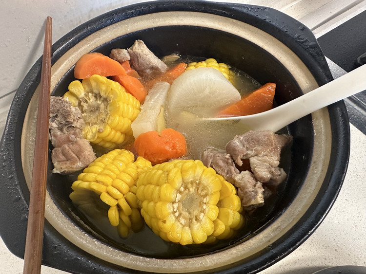 鲜甜排骨汤的做法