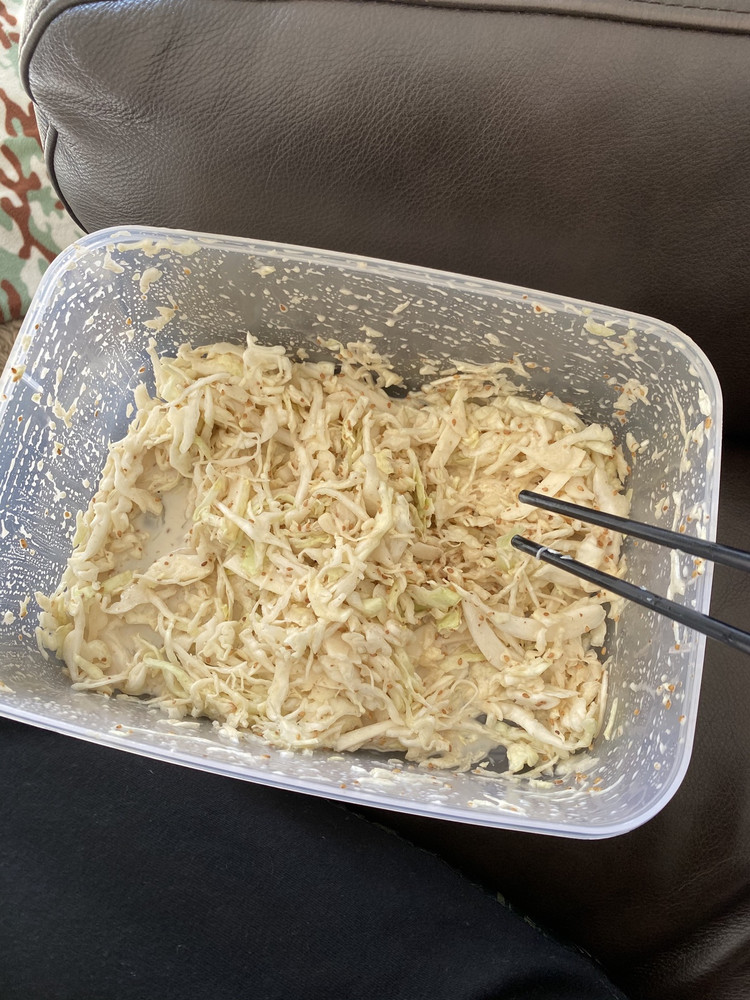 圆包菜还可以做沙拉哦的做法
