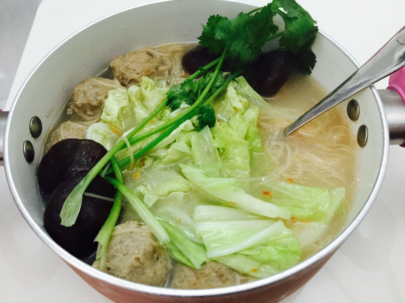 牛肉丸面线汤的做法图解6