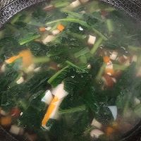 小白菜香菇汤的做法图解9