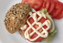 #丘比三明治#杂粮面包营养均衡的三明治的做法