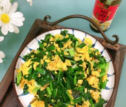 #花式新美味就酱简单#香菜韭菜炒鸡蛋的做法