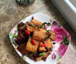小炒豆腐的做法