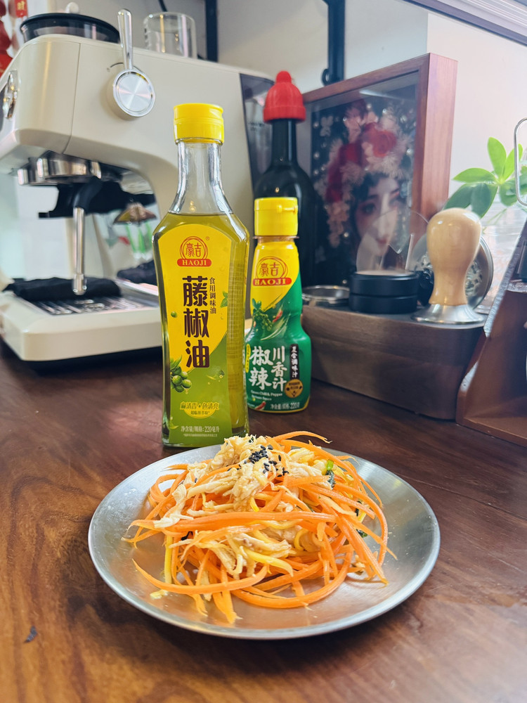 椒麻鸡丝的做法