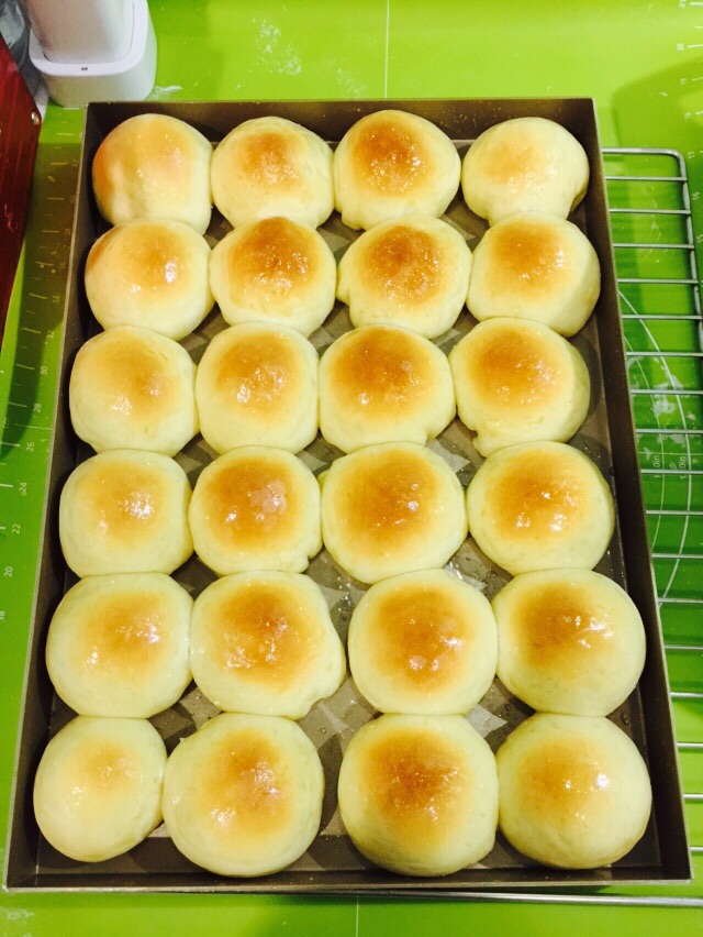 蜂蜜 奶黄 排排包的做法图解7