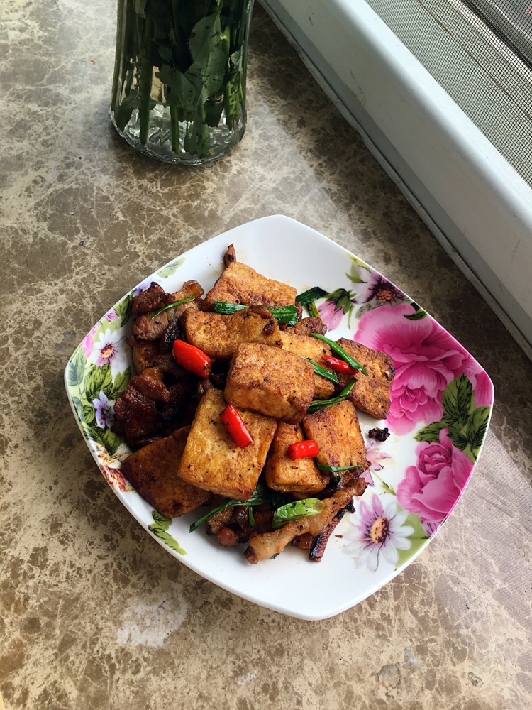 小炒豆腐
