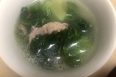 瑶柱扇骨芥菜汤
