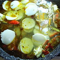 酸菜酸子蟹年糕汤的做法图解7