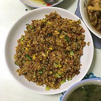 酱油炒饭  by 凯西的做法图解1