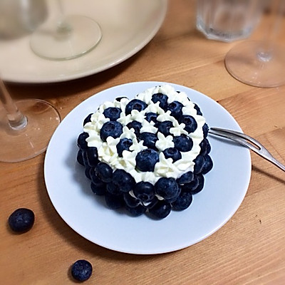 蓝莓之夜：浓情朗姆酒蛋糕