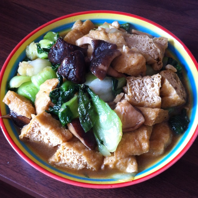 油豆腐烩菜的做法
