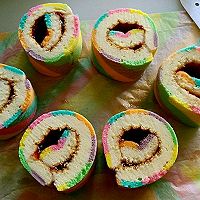 彩虹小蛋糕的做法图解6