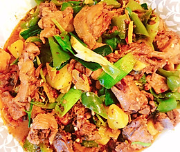 椒麻大盘鸡的做法