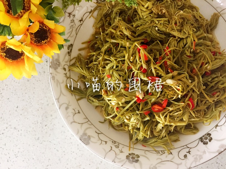 小喵秘制云南特色野菜的做法图解2