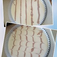 大理石纹芝士蛋糕（轻）的做法图解11