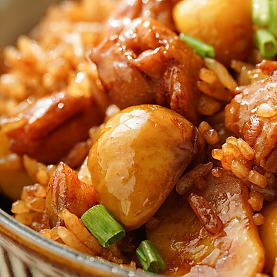 日食记 | 电饭煲板栗鸡腿焖饭