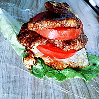 网红蔬菜鸡胸肉三明治（减肥福音）的做法图解5