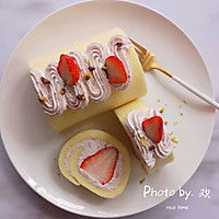 草莓蛋糕卷（下午茶小甜品系列～）的做法图解18