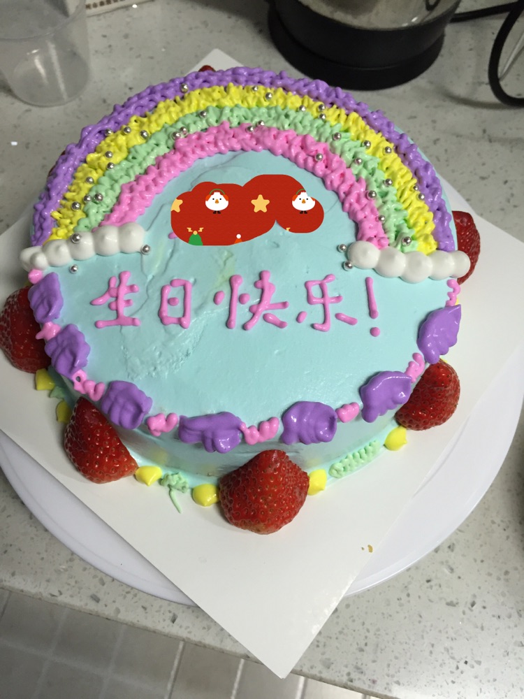 彩虹蛋糕的做法图解9