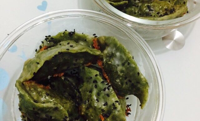 菠菜汁饺子