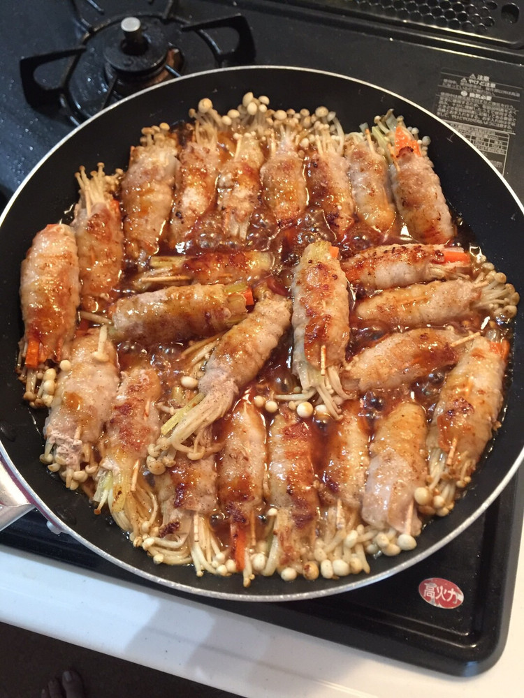 蔬菜五花肉卷的做法