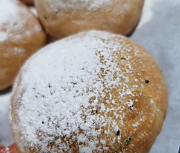 火龙果芋泥面包的做法