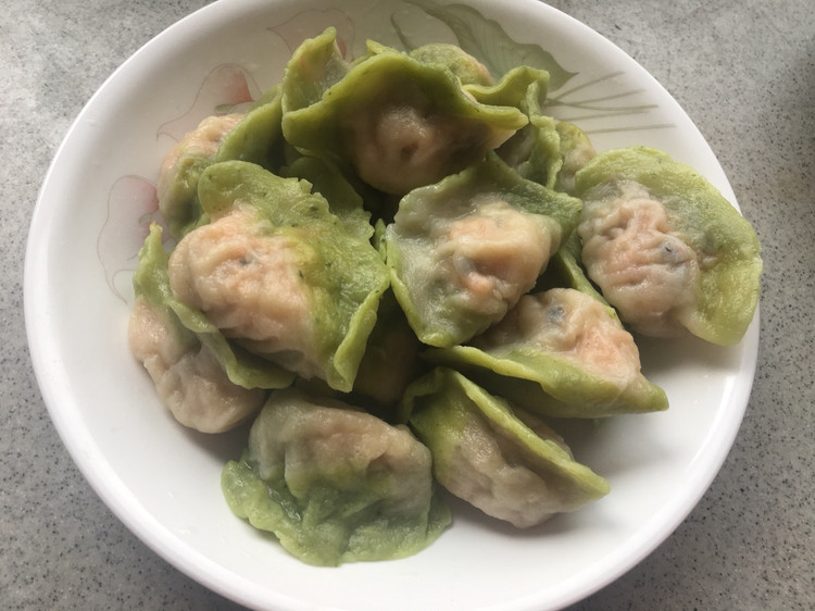 翡翠白菜饺子的做法