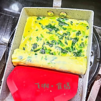#321沙拉日#可甜可盐波菜厚蛋烧的做法图解8