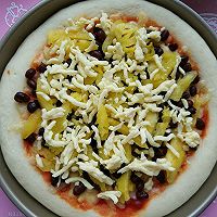 浓情蜜豆菠萝披萨的做法图解13