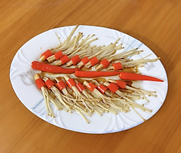 #安全减脂，豆果相伴# 金针菇蒸的好吃的做法