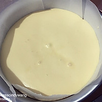轻乳酪芝士蛋糕（6寸模）的做法图解7