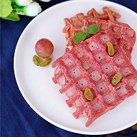 火龙果华夫饼的做法图解12