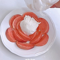 低脂低卡甜品蜜桃酸奶球沙拉，健康减脂的做法图解3