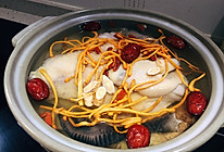 暖胃黄金土鸡豆汤饭的做法