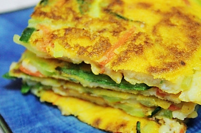 茄汁煎蛋饼