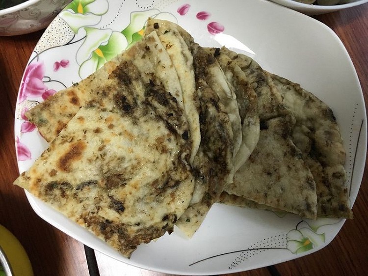 橄榄菜肉香饼的做法