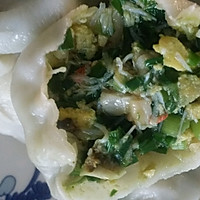 韭菜馅海鲜素饺子的做法图解6
