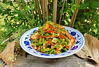 青椒炒河虾的做法