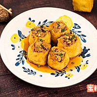 油豆泡酿肉的做法图解9