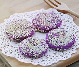 紫薯糯米饼【初味日记】的做法