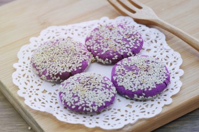 紫薯糯米饼【初味日记】