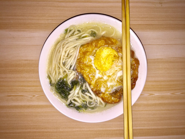 紫菜汤面的做法
