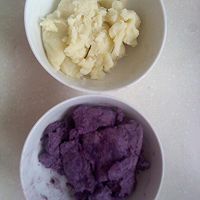 奶香双薯水晶葡萄的做法图解2