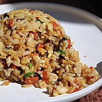 #换着花样吃早餐#五彩缤纷蛋炒饭的做法图解10