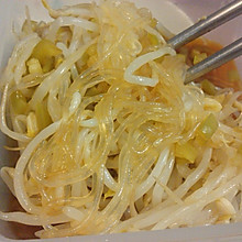 凉拌豆芽粉丝