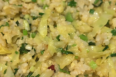 包菜黄金蛋炒饭