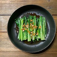 #素食主义#蒜蓉迟菜心(素菜减脂餐)的做法图解5