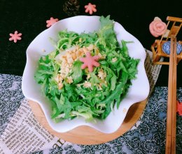 #春季减肥，边吃边瘦#凉拌苦菊的做法